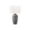 Monarch Specialties Lighting, 25"h, Table Lamp, Grey Concrete, Ivory / Cream Shade, Contemporary, Modern I 9890 - alternate 1