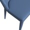 Leisuremod Seville Modern Leather Dining Side Chair with Iron Legs in Navy Blue SC48NBU - alternate 2