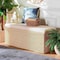 Bali & Pari Barid Braided Natural Rattan Storage Bench, 45" Rectangle 259-14272-ZORO - alternate 2