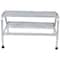 Vestil Aluminum Step Stand, 2 Step, Welded, 2 Steps, 20 Overall Height, Aluminum, Silver SSA-2W - alternate 2