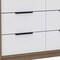 Homeroots 42" Brown and White Four Drawer Dresser 403751 - alternate 2
