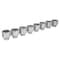 Performance Tool 9 pc. 3/4 in. Dr. Jumbo Socket Set, SAE, 12-Point, Chrome Vanadium W1179 - alternate 2