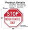 Signmission Stop Weigh Traffic Only, 10 inch X 10 inch, Aluminum Metal Signs, 2PK OC-A-2PACK-10-283 - alternate 2
