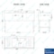 Amgood 48 in. x 19 in. Two Compartment Underbar Sink with Two Drainboards SINK BAR S2C-101410-LR-NF-Z - alternate 2
