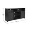 Flash Furniture Malaki 58 Inch Buffet Sideboard w/2 Soft Close Doors and Cntr Shelf, up to 65in. TV's, Black/Rattan EV-ET8114-ZZ-BLK-GG - alternate 2