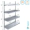Amgood 16 in. x 48 in. Four-Tier Metal Wall Mount Shelf AMG WSD-1648 X 2-Z - alternate 2