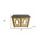 Homeroots 45in Brown And Gray Solid Wood Carved Geometric Sideboard with Two Doors 488481 - alternate 2