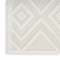 Homeroots 12' Ivory And White Geometric Indoor Outdoor Runner Rug 564077 - alternate 2