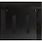Vdomdoors Front Exterior Prehung Aluminum Double Doors Ronex1477 Black Enamel 2 Sidelights and Top Transom RONEX1477DEXD-BLK-W14+72+14xH96+12-RH-I - alternate 1