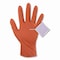 Gloveworks By Ammex Ultra Industrial Flock-Lined Nitrile Disposable Glove, Large, 8 mil Thick, 9.06" Long, Orange, 500PK GWUOFN46050 - alternate 2