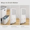 Edendirect 50 pt. 3,500 sq. ft. Dehumidifier in. White with Built-in Pump, Drain Hose, 3 Fan Speed ZR-D026P-50PT3-P - alternate 2