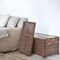 Happimess Jacob 31.5in Hand-Woven Wicker Storage Trunk, Dark Brown Wash HPM9003C - alternate 2
