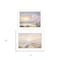 Homeroots Set Of Two Sunrise Sunset 3 White Framed Print Wall Art, 2PK 406157 - alternate 2