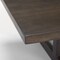 Homeroots 55" Dark Brown Solid Wood Double Pedestal Coffee Table 597055 - alternate 2