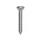 Auveco 8 x 1in Phillips Oval Head Tapping Screw Zinc, 100PK 2360 - alternate 1