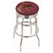 Holland Bar Stool Co 30" Chrome 2-Ring Texas State Swivel Bar Stool, Accent Ring L7C3C30TexsSt - alternate 1