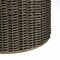 Happimess Asher Modern 4.13-Gallon 2-Tone Faux Wicker/Metal Cylinder Waste Basket, Bronze/Coffee HPM1102A - alternate 2
