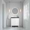 James Martin Vanities Brittany 30" Single Vanity in Bright White, w/ 3 CM Phantome Eclos Top 655-V30-BW-3PHT - alternate 2