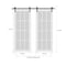 Sartodoors Sturdy Double Barn Door with, Felicia 3599 White Silk with Clear Glass, 13FT Rail Hangers Heavy Se FELICIA3599DB-WS-6496 - alternate 2