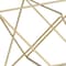 Homeroots 7" Gold Metal Open Geometric Tabletop Sculpture 635380 - alternate 2