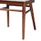Baxton Studio bali & pari Denver Modern Bohemian Walnut Brown Finished Acacia Wood and Seagrass Dining Chair 239-13364-ZORO - alternate 2
