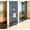 M&T Displays Earth Color 11 x 17 Inch Pedestal Sign Holder with Clear Brochure Holder Menu Board Floor Standing UCUMB31517X9002 - alternate 1