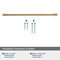 Amerock Riva 12-5/8 inch 320mm Center-to-Center Champagne Bronze Cabinet Pull BP55492CZ - alternate 2