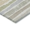 Homeroots 5' X 8' Ivory Beige And Green Striped Washable Indoor Outdoor Area Rug 598903 - alternate 2
