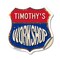 Signmission Timothy's Workshop, 12 Inch X 12 Inch, Vinyl Decal SHI-D-12-489-TIMOTHY - alternate 1
