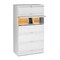 Tennsco 36" W 5 Drawer Lateral File Cabinet, Light Gray, Letter/Legal FS351LLGY - alternate 1