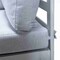 Leisuremod Chelsea 6-Piece Patio Sectional Weathered Grey Aluminum With Cushions, Light Grey CSWGR-6LGR - alternate 2