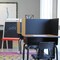 Flipside 12 x 48 Study Carrel Black Corrugated Pack of 12 60050-12 - alternate 2