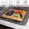 Classic Cuisine Cutting Board w/ Strainer 2 in 1 Adjustable Bamboo Chopping Board w/ Removable Colander 83-3708V-NW - alternate 2