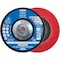 Pferd 7'' x 5/8-11 Thd. A.H. POLIFAN Flap Disc - CO-FREEZE SG INOX, Ceramic oxide, 36 Grit, Conical 61094 - alternate 1