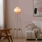 Vidalite Hikari Tripod Floor Lamp with Woven Bamboo & White Fabric Shade, 58 in. Height, Japanese Chic Style CE1009195 - alternate 2