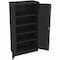 Tennsco 72" High Standard Cabinet (Assembled), 36 x 18 x 72, Black 7218-BLK - alternate 2
