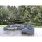 Homeroots 11ft Black Polyester Round Tilt Cantilever Patio Umbrella With Stand 485672 - alternate 2