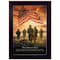 Homeroots Bless Americas Heroes Black Framed Print Wall Art 415331 - alternate 1