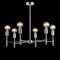 Jonathan Y Turing 28.5" Adjustable Height Metal LED Chandelier, Chrome JYL7458A - alternate 2