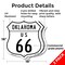 Signmission Oklahoma Route Marker Shield Sign Us 66, 18 inch X 18 inch, Plastic Sign, 2PK SHI-P-2PACK-18-426 - alternate 2