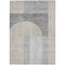 Homeroots 8' X 10' Silver Gray And Beige Geometric Washable Indoor Outdoor Area Rug 582731 - alternate 2