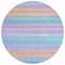 Homeroots 8' Lavender Sky Blue And Beige Round Striped Washable Indoor Outdoor Area Rug 631217 - alternate 2