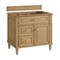 James Martin Vanities Lorelai 36" Single Vanity, Light Natural Oak, w/ 3 CM Phantome Eclos Top 424-V36-LNO-3PHT - alternate 2