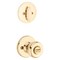 Kwikset Deadbolt and Entry Lockset, 3 Grade, Keyed Key, Polished Brass, 238 x 234 in Backset 242T3CP6ALRCS - alternate 2