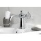 Kingston Brass One-Handle Single-Hole Bathroom Faucet with Knurled Handle and Push Pop-Up Drain, Polished Chrome KS3541RKZ - alternate 2
