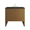 James Martin Vanities Hudson 36" Single Vanity, Honey Oak w/ 3 CM Phantome Eclos Top 435-V36-HNO-3PHT - alternate 1