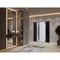 Vdomdoors Front Exterior Prehung Steel Door Ronex1011 Grey 2 Sidelight Exterior Windows Sidelites Stainless RONEX1011EXD-GRE-W14+36+14 X H80-LH-I - alternate 2