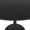 Leisuremod Bristol 5-Piece Modern Dining Set: Round MDF Table & 4 Eiffel Plastic Chairs with Chrome Legs, 5PK BTBL-35BL-CR19TBL4 - alternate 3