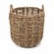 Happimess Laurel 19.49in Bohemian Hand-Woven Abaca Hamper Basket with Handles, Natural BSK1003A - alternate 2