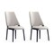 Manhattan Comfort Kara Dining Side Chair in Light Grey, PK2 DC057-LG - alternate 2